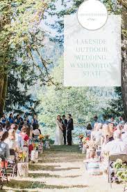 Shannon And Derek S Lakeside Outdoor Wedding Washington State The Outside Bride Wedding Venues Washington State Washington Wedding Venues Outdoor Wedding