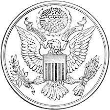 President of the united states: Presidential Seal Coloring Page Coloring Home