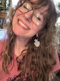 Die Schocker Ohrringe, lustige Ohrringe, Acryl