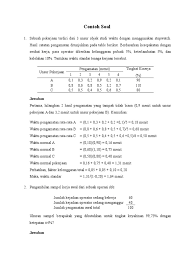 Manajemen operasional secara umum dapat memegang peranan soal isu strategis dalam menentukan rencana produksi. Pengukuran Kerja Contoh Soal