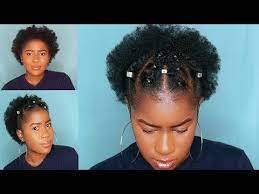 For instance, the geometric flower ornament looks lovely! Short 4c Natural Hair Styles Trendy Hairstyle Ideas