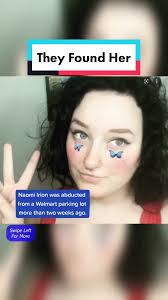 They found Naomi Irion. #naomiirionmissing #missingpersondaily  #murderstorytruecrime #trucrimecommunity #crimecommunity #crimestorie  #wtfcrime #alexfeigns