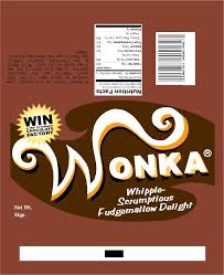 Wonka Wrapper Fudge By Jenggakun Wonka Chocolate Chocolate Bar Wrappers Candy Bar Wrapper Template