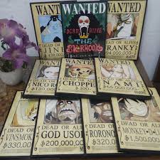 Franky's wanted poster, depicting the franky shogun. Jual Wall Decor One Piece Poster Buronan One Piece Jakarta Timur Selat Solo Nikmat Rasa Tokopedia