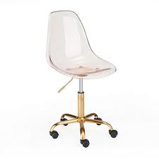 Msrp avis clear acrylic desk chair. Urban Shop Acrylic Rolling Chair Color Pink Jcpenney