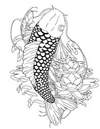 Contains 40 gorgeous koi fish designs in a range of styles perfect for any colorist. Coy Fish Coloring Pages