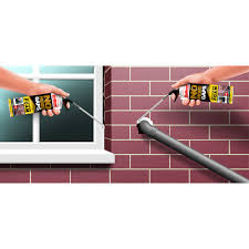 Fills holes where pipes go through walls. Unibond No More Big Gaps Expanding Foam Cream 500ml Wilko