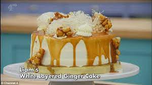Great British Baking Show Liams White Layered Ginger Caramel Cake Recipe Google Search Cake Ginger Cake Caramel Cake