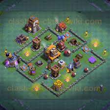 The layout of builder hall 4 level should be compact this will help to protect themselves from sneaky archers who can. Best Builder Hall Level 4 Base Clash Of Clans Bh4 5