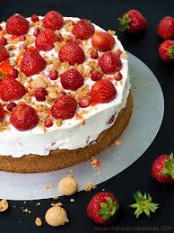 Check spelling or type a new query. Erdbeer Mascarpone Torte Mit Amarettini Biskuitboden Chili Und Ciabatta