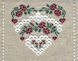 daisy roses hardanger rv97 isabelle haccourt vautier embroidery chart