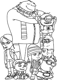 Minion Family Coloring Pages Minion Family Coloring Pages Minions Coloring Pages Family Coloring Pages Minion Coloring Pages