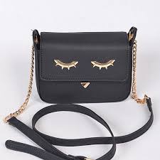 Black And Gold Purse Black Crossbody Happy Kitty Purse Cat Bag Cat Purse Black Leather Crossbody Black Gold Purse Eyelash Purse Lash Black Crossbody Modern Purse Cat Purse