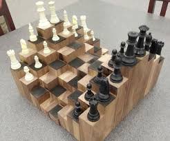 This chess board is designed for the intermediate woodworker and can be built with just a table saw, miter it features wood slides so you don't have to purchase any additional hardware. 3d Chess Board 5 Steps With Pictures Instructables