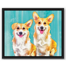 Relax knowing that our sitters will tend to their every need for potty breaks, socialization, feeding all staff receive raleigh pawz official hands on training, which includes pet safety and home safety protocol. Corgi Canvas Wayfair