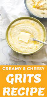 Grits Breakfast Recipes Creamy Cheese Southern Easy Quick Stovetop Corn Grits Breakfast Grits Recipe Breakfast Grits Recipe