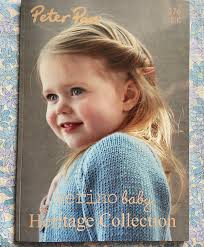 Neues Peter Pan Merino Baby Heritage Collection Musterbuch. 376 DK.