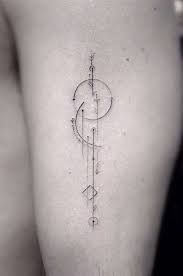 Pin By Ruby N On Tattoos Line Tattoos Small Symbol Tattoos Geometric Tattoo