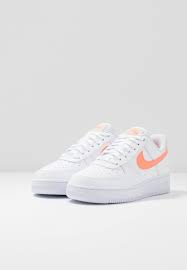 Nike air force 1 high le. Nike Sportswear Air Force 1 Sneaker Low White Atomic Pink Fossil Weiss Zalando De
