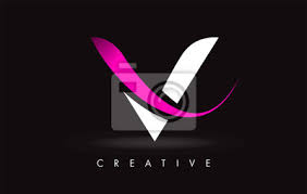 Discover (and save!) your own pins on pinterest. V Letter Design Logo Letter V Icon Logo With Modern Swoosh Wandsticker Web Vektor V Myloview De