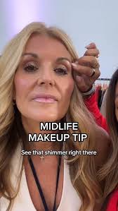 My midlife makeup girlies, avoid shimmer