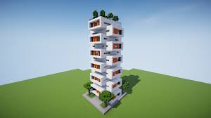 Modern designs have a certain exterior style that's easy to identify. Modern Apartment Building With A Modular Design Minecraft Map