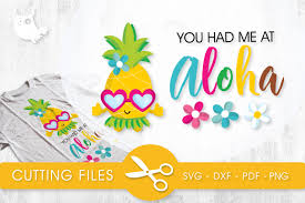 Download Aloha Pineapple Graphic By Prettycuttables Creative Fabrica SVG Cut Files