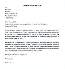 In the rental market, especially within cities, good rental properties go fast. Rental Application Cover Letter Template Sample Cover Letter