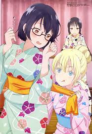 Hanako Olivia Kasumi Kimono Asobi Asobase 4094 5930 Anime Kimono Anime Anime Images