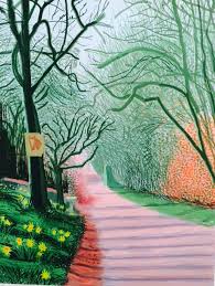 Spring David Hockney Landscapes David Hockney Paintings David Hockney