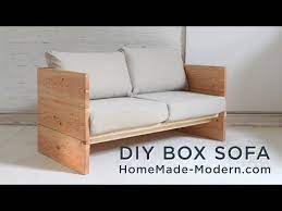Diy Sofa Made Out Of 2x10s Diy Sofa Homemade Sofa Diy Couch