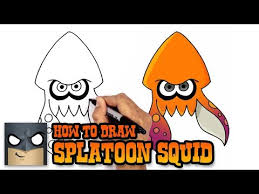 🦑 splatoon 2 is out, and we're super excited. How To Draw Squid Splatoon Art Tutorial Myhobbyclass Com