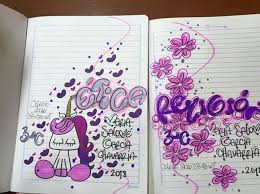 Forrar libretas ideas de decoración de cuadernos manualidades para decorar decoraciones chulas dibujos cómo decorar un.tener a mano cuadernos decorados es un tema que a muchas nos motiva a desarrollar y plasmar allí todas las ideas que nos vienen a la mente. Marcado Dos Hojas Letras Dobles Cuadernos Creativos Marcas De Cuadernos