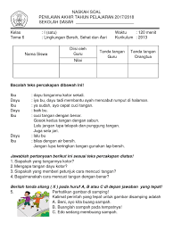 Contoh kalimat persuasif lengkap dengan pengertian, ciri, fungsi. Soal Tema 6 Lingkungan Bersih Sehat Dan Asri Kelas 1 2017 2018