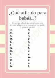 Quien menos se equivoque gana el juego. Juego De Baby Shower