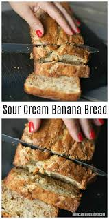 Best Ever Sour Cream Banana Bread Recipe So Moist And Delicious Put On Your Banana Bread Sour Cream Banana Bread Banana Bread Recipe Moist Sour Cream Recipes