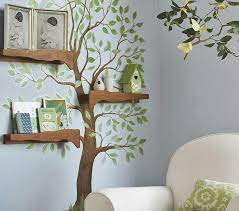 Decoracion Kinder Zimmer Wandgestaltung Kinderzimmer Baum Kinderzimmer