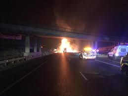 Three trucks are burning on the northbound section and another two trucks are on fire south of mooi plaza. Protest Action Near Mooi Toll Plaza Mooi River Kzn Arrive Alive
