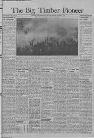 The Big Timber Pioneer September 7, 1967: Page 1