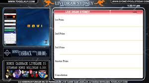 Live Draw Sydney