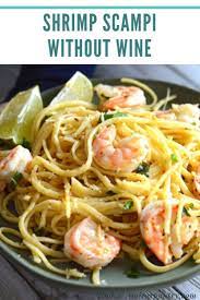 No Wine Easy Shrimp Scampi Recipe Recipe Easy Shrimp Scampi Recipe Easy Shrimp Scampi Shrimp Scampi