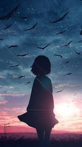سوالف أوم غمازة خلفيات كيوت anime wallpaper top hd wallpapers girl silhouette