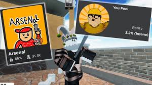 The game supports r15 gamepad controls and mobile devices. Roblox Arsenal April Fools Skin Youtube Cute766