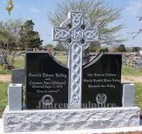 Cheap Memorial Black Monument Cross Granite Headstone for Sale