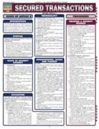 Secured Transactions Laminate Reference Chart By Barcharts