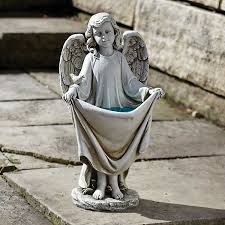 Holding Angel Solar Statue Kirklands
