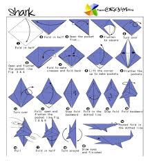 Shark Origami Paper Origami Folding Diagram Origami Shark Origami Easy Origami Guide