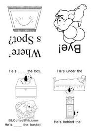 These speech and articulation worksheets are free to download as support material to the related articles found on this site, and they are intended for use in your home or. Fold This A4 In Four And You Ll Have A Mini Book Based In The Story Where S Spot By Eric Hill I Used Some Images From Kit Mini Books Spot Books Prepositions
