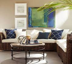Our coffee tables come in a variety of shapes and styles, adding the finishing touch to any living room. Build Your Own Seagrass Roll Arm Sectional Components Pottery Barn