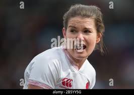 London, UK. 07th Mar, 2020. Natalia John (Wales, 5). Fourth matchday of the  Women's Six Nations 2020 rugby tournament; England